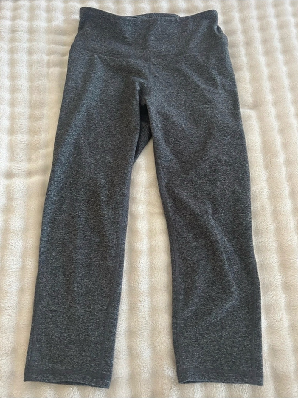 Old Navy Girls' Charcoal Gray Stretch Capri Leggings
